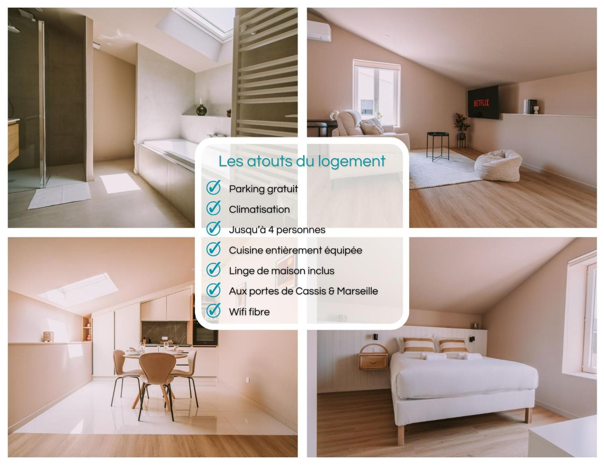 Quietude-Loft Neuf-Clim & Parking Διαμέρισμα Roquefort-la-Bedoule Εξωτερικό φωτογραφία